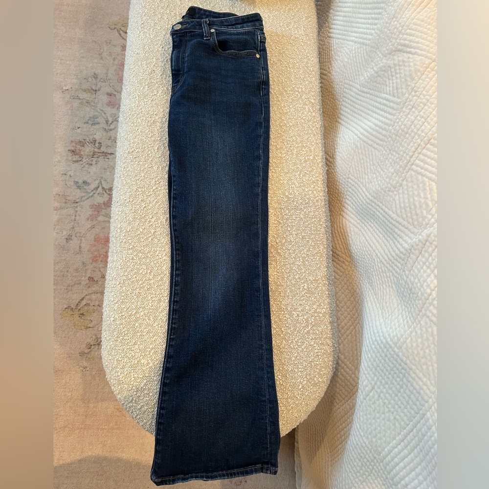 Quince stretch mid rise Flare Jeans